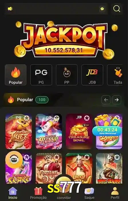 Promoções Especiais no ss777 App